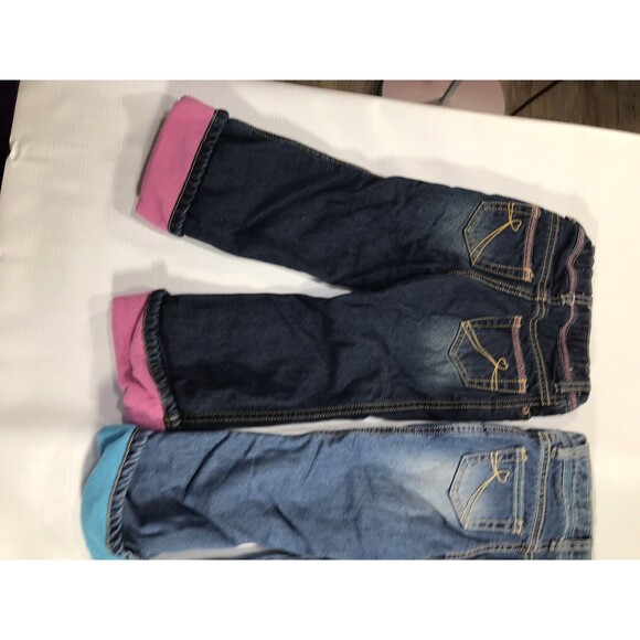 Children's Place 1989 Insulated Medium/dark Wash Girls Jeans Size 4t - Picture 9 of 9